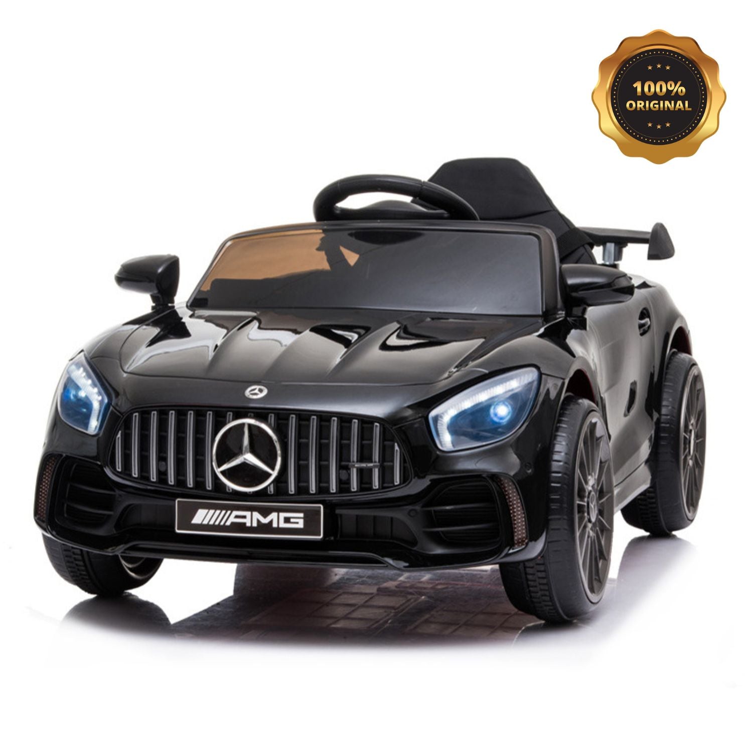 Carro a Bateria Mercedes Benz Gtr Amg Original Licenciado Negro