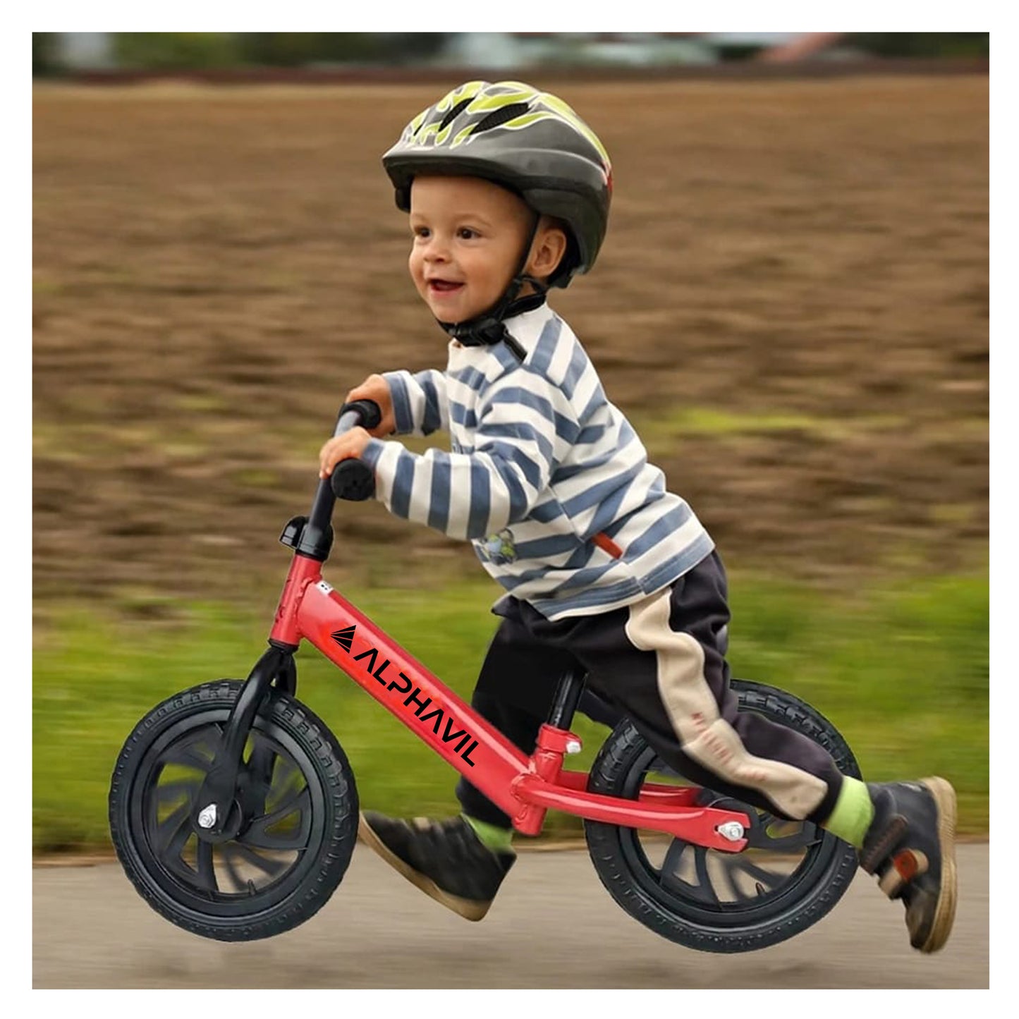 Bicicleta de Balance para Niños Alphavil ADB200017 Amarillo
