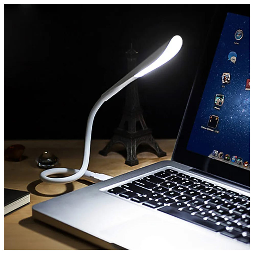 Lámpara de Lectura USB LED Flexible para Laptop Dreizt Negro ADC210025