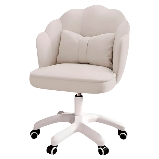 Silla Giratoria de Escritorio Oficina Q1 Blanco Buckingham