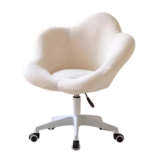 Silla Giratoria de Escritorio Oficina Buckingham Flower Blanca