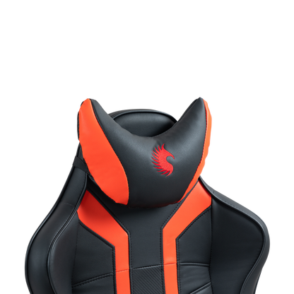 Silla Gamer Dreizt Devil Series Rojo Pro 180° Reclinable Alta Calidad Con Posapies