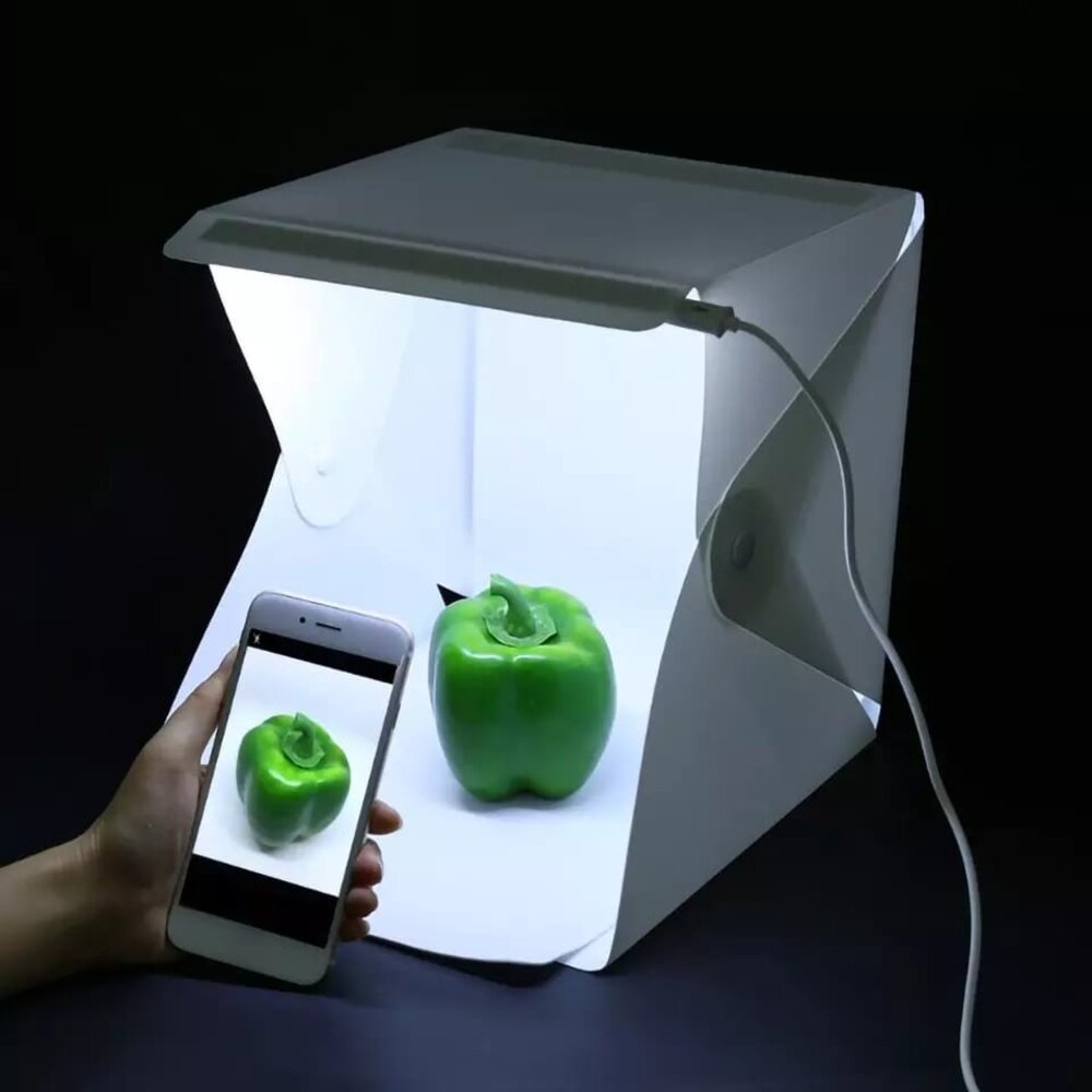 Mini Estudio Fotografía Caja de Luz LED Fotos Plegable HL11031 – Cómpralo  en casa