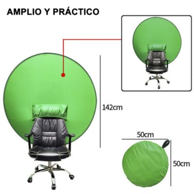 Combo Pantalla Verde Portátil para Silla Interlud + Micrófono Bm800 Dreizt