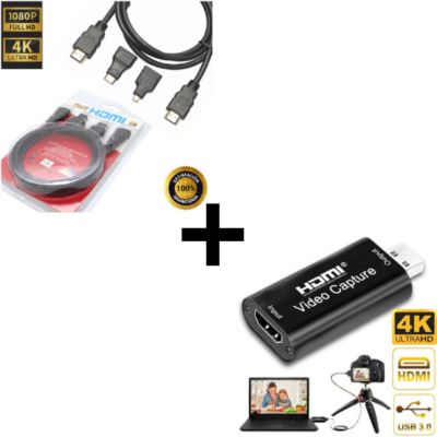 HDMI  4k Capturador de Video Interlud + Cable