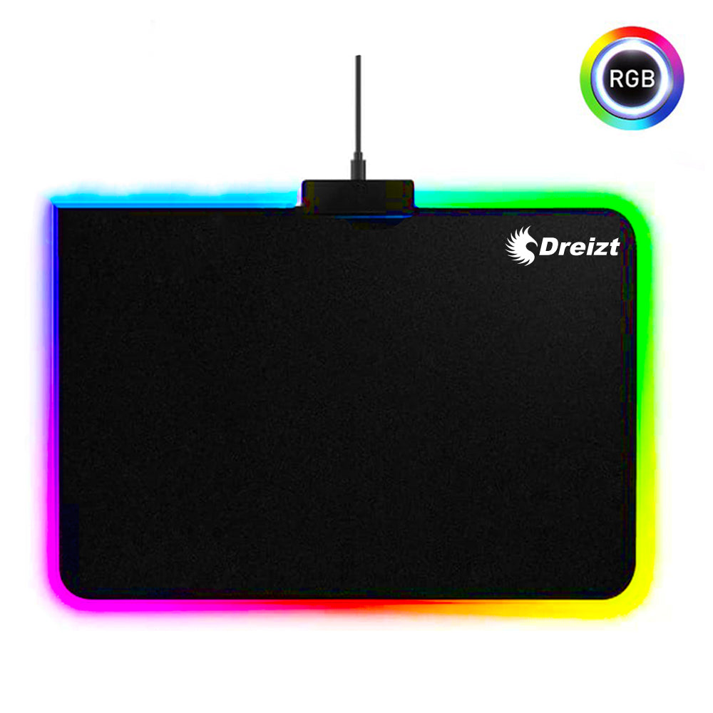 Mousepad Gamer DREIZT RGB Multicolor 30CM X 25CM