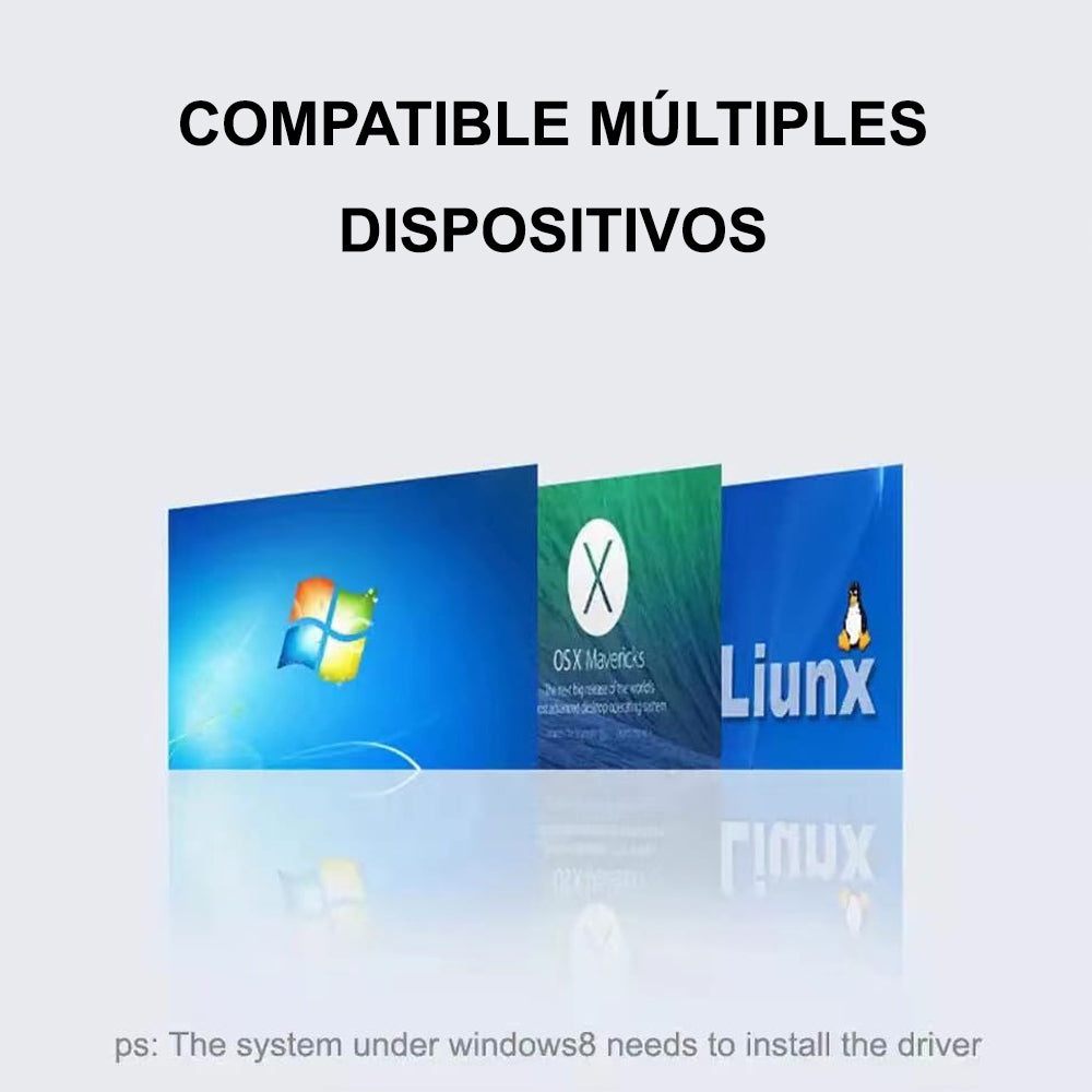 Multipuerto Entrada Adaptador Hub USB de Alta Velocidad Tipo C Dreizt